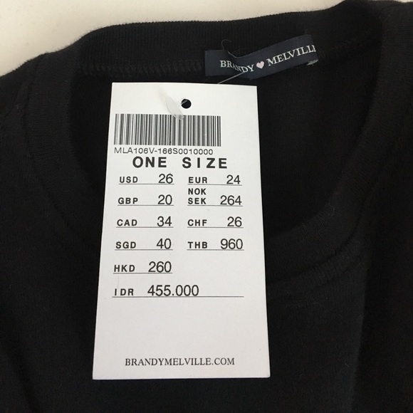 brandy melville bodycon t-shirt dress - Picture 2 of 2